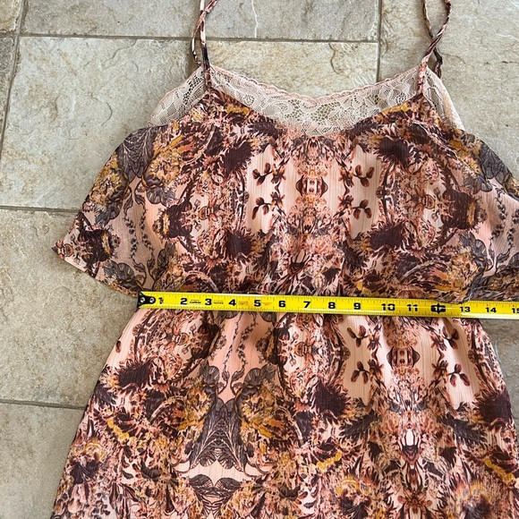 BCBGeneration Dress Womens Y2K Boho Lace Fairy Coquette Sheer Festival Sz S - Picture 11 of 14